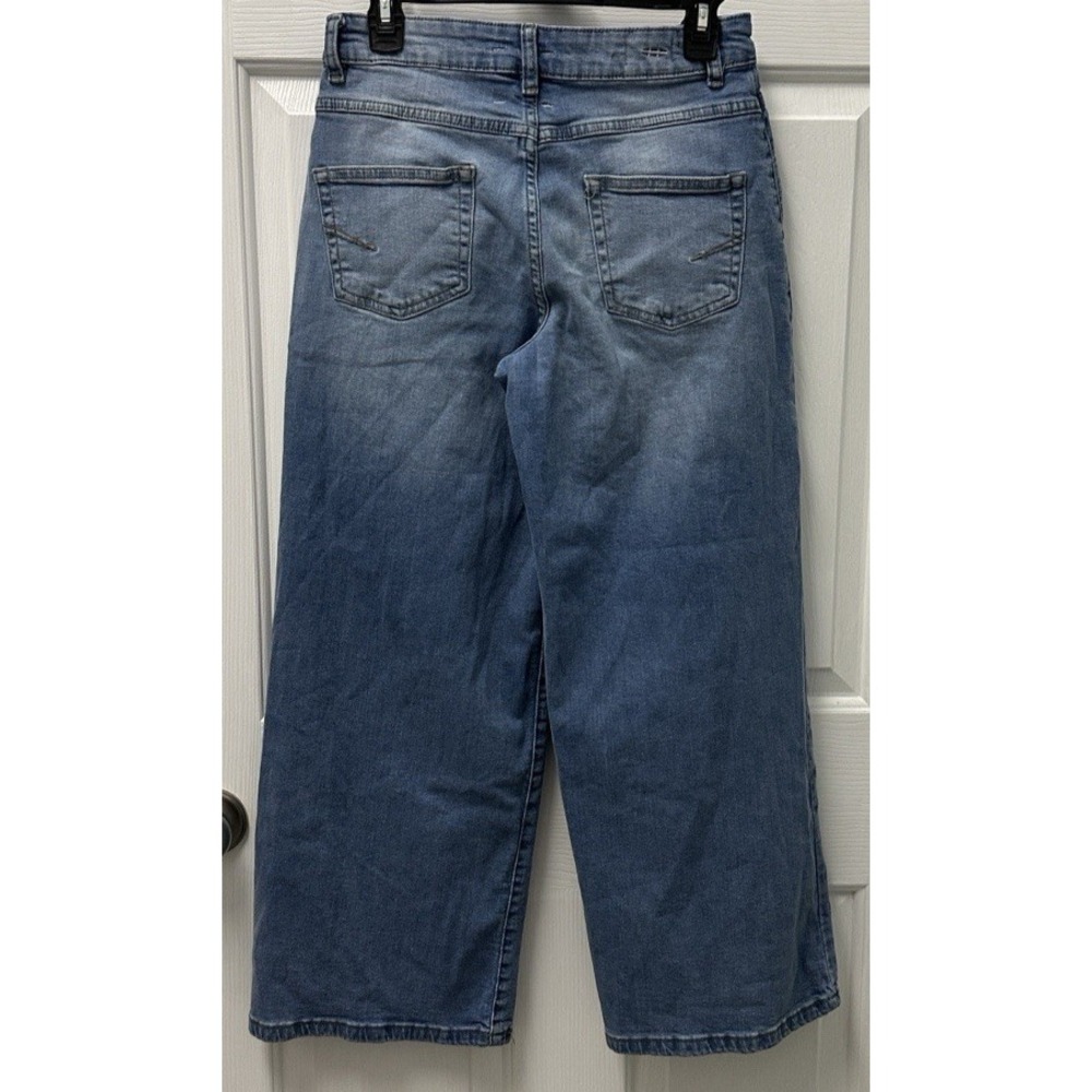 H by Habitual Washed Blue High-Waist Wide Leg Jeans READ DESCRIPTION - Picture 2 of 16